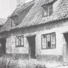 Two of the former almshouses in Dove Street, which stood next to the Workhouse and were demolished during the 1960s. Jack Rose Collection.