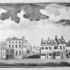 Ink-and-wash study of the High Street, produced in 1784 by Richard Powles, looking down Crown Score and revealing extensive east-side frontages to either side. One of the illustrations to be found in the Isaac Gillingwater collection of local views (c. 1807) - Suffolk Archives (Ipswich), 193/2/1.