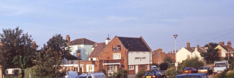 The St. Margaret’s Plain area (image taken, some time ago) - once forming part of Lowestoft’s soft, rural, western edge. The southern sector, between Dove Street and St. Peter’s Street, formed Goose Green. The northern part was the town's Fairstead - Dove Street itself once being known as Fair Lane
