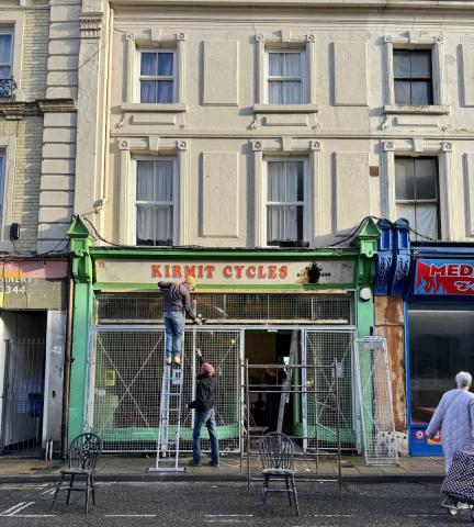 2023 preparations for Mayfly uncovers old signage