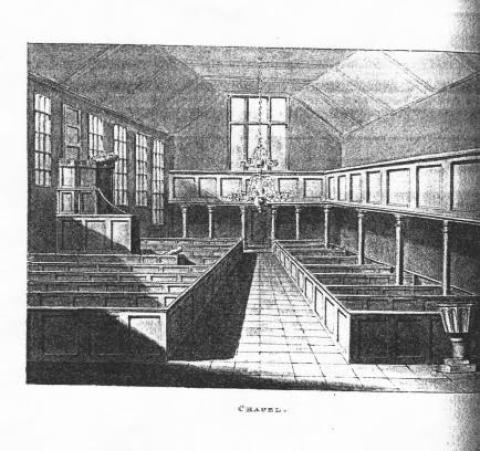Town Chapel interior (Isaac Johnson - c. 1820)