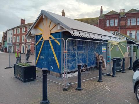 Third photo of Bob's van being re-roofed