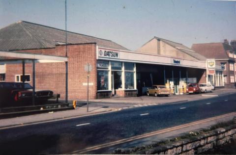 The old Datson garage before BP