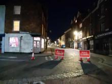 Midnight Image: High Street closed