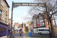 Entrance to Historic High Street