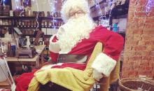 santa at Uncle Sid's Zero Waste Store