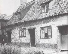 These cottages in Dove Street were demolished during the 1960s CREDIT: Jack Rose Collection CREDIT: Jack Rose Collection